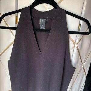 INC International Concepts Black Halter Cotton Top
SZ Large
